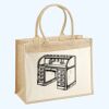 Cotton Pocket Jute Shopper Thumbnail