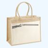 Cotton Pocket Jute Shopper Thumbnail