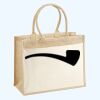 Cotton Pocket Jute Shopper Thumbnail