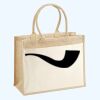 Cotton Pocket Jute Shopper Thumbnail