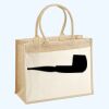 Cotton Pocket Jute Shopper Thumbnail