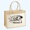 Cotton Pocket Jute Shopper Thumbnail