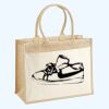 Cotton Pocket Jute Shopper Thumbnail