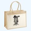 Cotton Pocket Jute Shopper Thumbnail