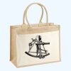 Cotton Pocket Jute Shopper Thumbnail