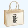 Cotton Pocket Jute Shopper Thumbnail