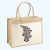 Cotton Pocket Jute Shopper Thumbnail