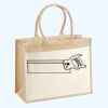 Cotton Pocket Jute Shopper Thumbnail