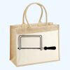 Cotton Pocket Jute Shopper Thumbnail