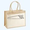 Cotton Pocket Jute Shopper Thumbnail