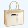 Cotton Pocket Jute Shopper Thumbnail
