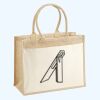 Cotton Pocket Jute Shopper Thumbnail