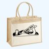 Cotton Pocket Jute Shopper Thumbnail