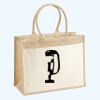 Cotton Pocket Jute Shopper Thumbnail