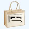 Cotton Pocket Jute Shopper Thumbnail