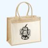 Cotton Pocket Jute Shopper Thumbnail