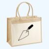 Cotton Pocket Jute Shopper Thumbnail