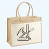 Cotton Pocket Jute Shopper Thumbnail