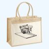 Cotton Pocket Jute Shopper Thumbnail