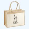 Cotton Pocket Jute Shopper Thumbnail
