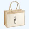 Cotton Pocket Jute Shopper Thumbnail