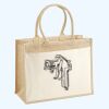 Cotton Pocket Jute Shopper Thumbnail