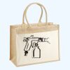 Cotton Pocket Jute Shopper Thumbnail