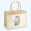 Cotton Pocket Jute Shopper Thumbnail