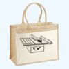 Cotton Pocket Jute Shopper Thumbnail