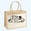 Cotton Pocket Jute Shopper Thumbnail
