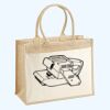 Cotton Pocket Jute Shopper Thumbnail