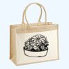 Cotton Pocket Jute Shopper Thumbnail