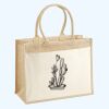 Cotton Pocket Jute Shopper Thumbnail