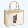 Cotton Pocket Jute Shopper Thumbnail