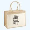 Cotton Pocket Jute Shopper Thumbnail