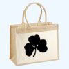 Cotton Pocket Jute Shopper Thumbnail