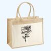Cotton Pocket Jute Shopper Thumbnail