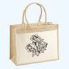 Cotton Pocket Jute Shopper Thumbnail