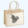 Cotton Pocket Jute Shopper Thumbnail