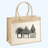 Cotton Pocket Jute Shopper Thumbnail
