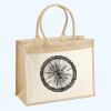 Cotton Pocket Jute Shopper Thumbnail
