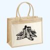 Cotton Pocket Jute Shopper Thumbnail
