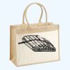 Cotton Pocket Jute Shopper Thumbnail