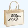 Cotton Pocket Jute Shopper Thumbnail