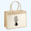 Cotton Pocket Jute Shopper Thumbnail