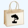 Cotton Pocket Jute Shopper Thumbnail