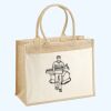 Cotton Pocket Jute Shopper Thumbnail