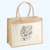 Cotton Pocket Jute Shopper Thumbnail