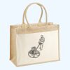 Cotton Pocket Jute Shopper Thumbnail