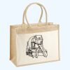 Cotton Pocket Jute Shopper Thumbnail